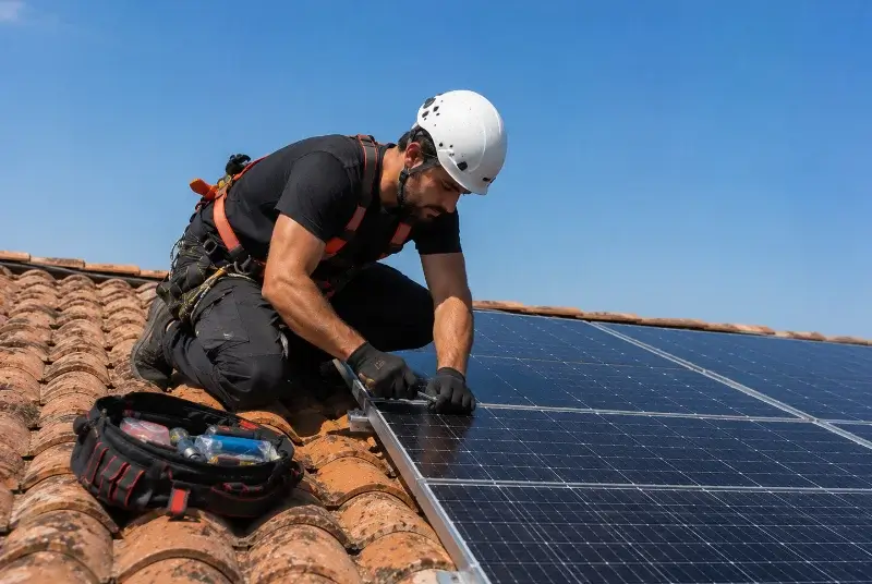 Maintenance et monitoring de panneaux solaires à Héry-sur-Alby
